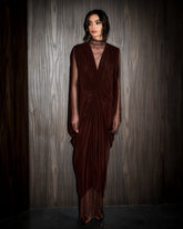 Infinity silk set- Brown